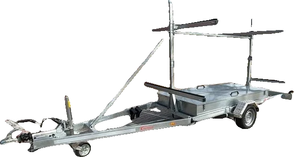 Kanu-, Kajak- und SUP-Anhänger BK LED 1350 kg