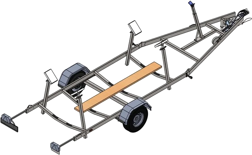 Segelbootanhänger BS LED 1300 – Nutzlast ca. 1.000 kg