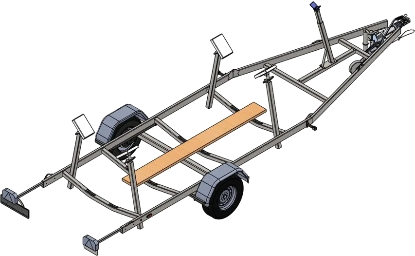 Segelbootanhänger BS LED 1500 – Nutzlast ca. 1.225 kg
