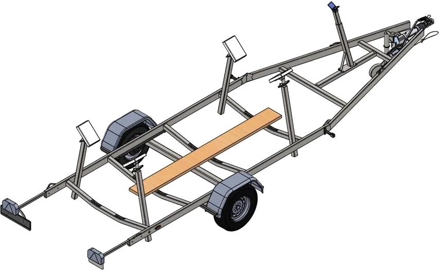 Segelbootanhänger BS LED 1800 – Nutzlast ca. 1.485 kg